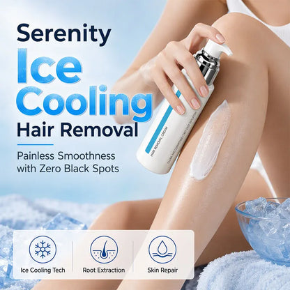 Serenity Ice-Cooling Hair Removal Cream ❄️ Smooth, Soft Skin ✨